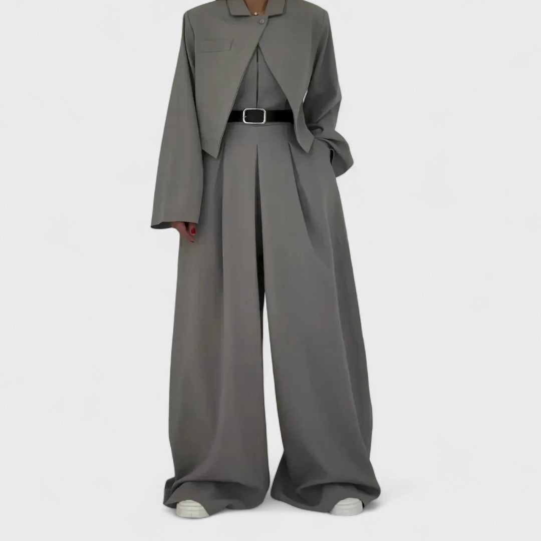 Belloni™| Ensemble donna bustier + giacca - Stile elegante e trendy