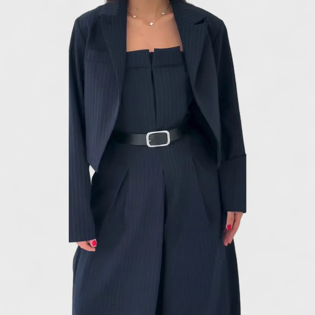 Belloni™| Ensemble donna bustier + giacca - Stile elegante e trendy