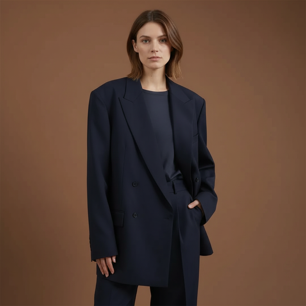 Belloni™| Blazer Doppiopetto Blu Navy