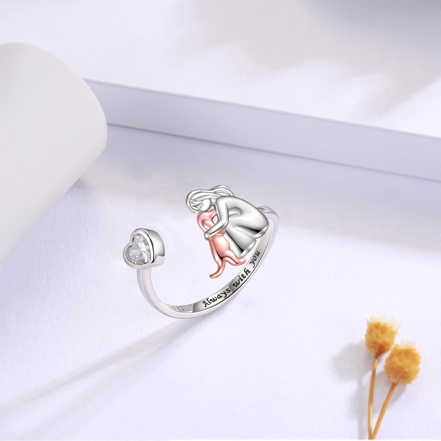 Belloni™ | Anello “Sempre nel mio cuore” (Rosa)