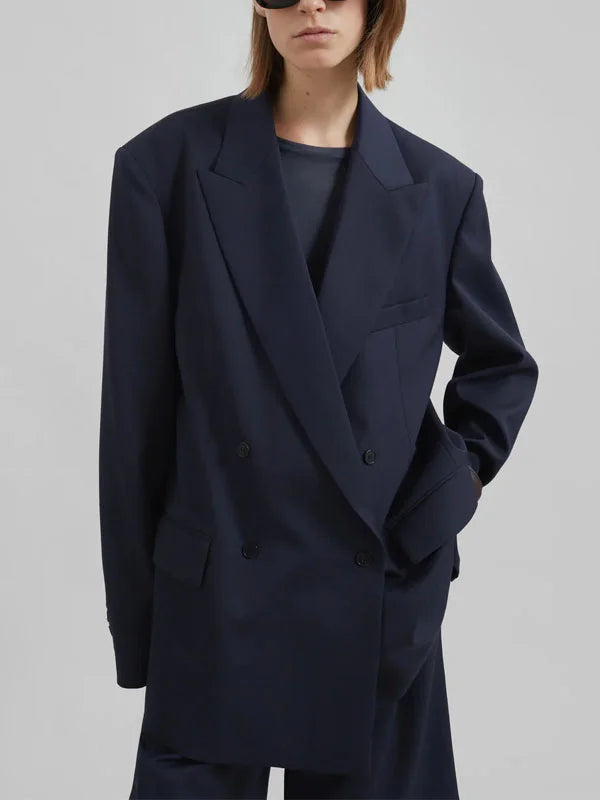 Belloni™| Blazer Doppiopetto Blu Navy