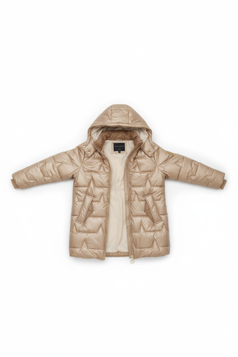 Belloni™ | Piumino lungo con cappuccio Frosina