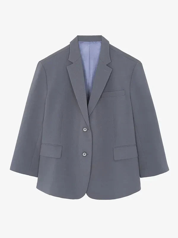 Belloni™| Blazer Grigio Oversize