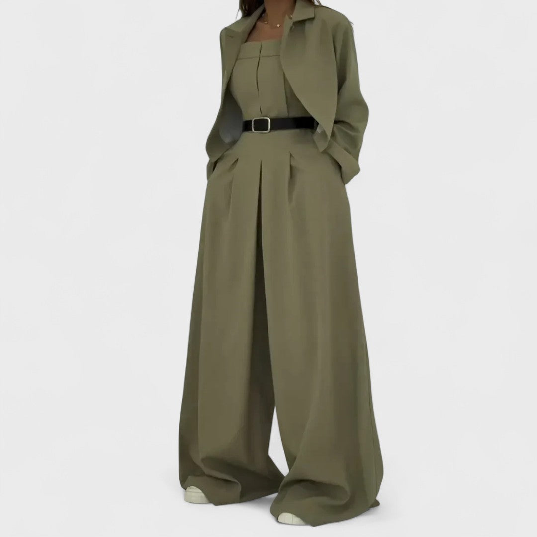  Belloni™| Ensemble donna bustier + giacca - Stile elegante e trendy