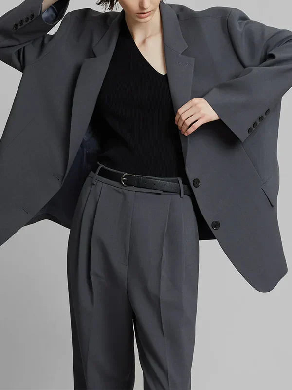  Belloni™| Blazer Grigio Oversize