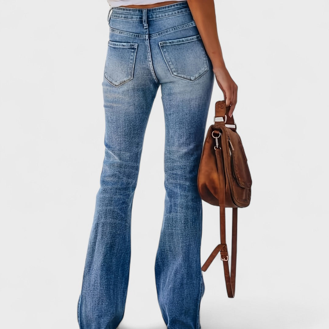  Belloni™| Jeans Flare Elasticizzati Retro Versatili Casual