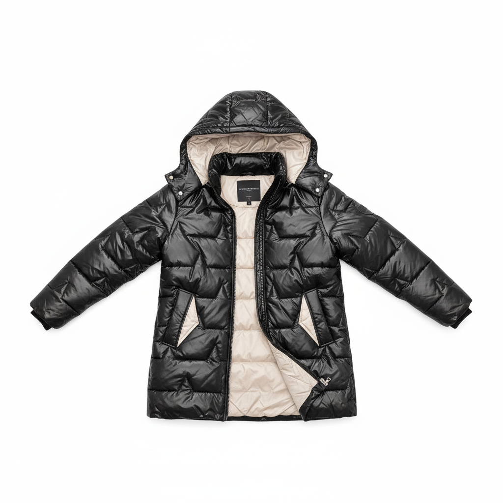 Belloni™ | Piumino lungo con cappuccio Frosina