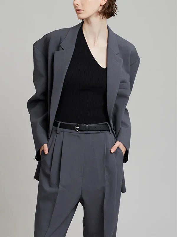  Belloni™| Blazer Grigio Oversize