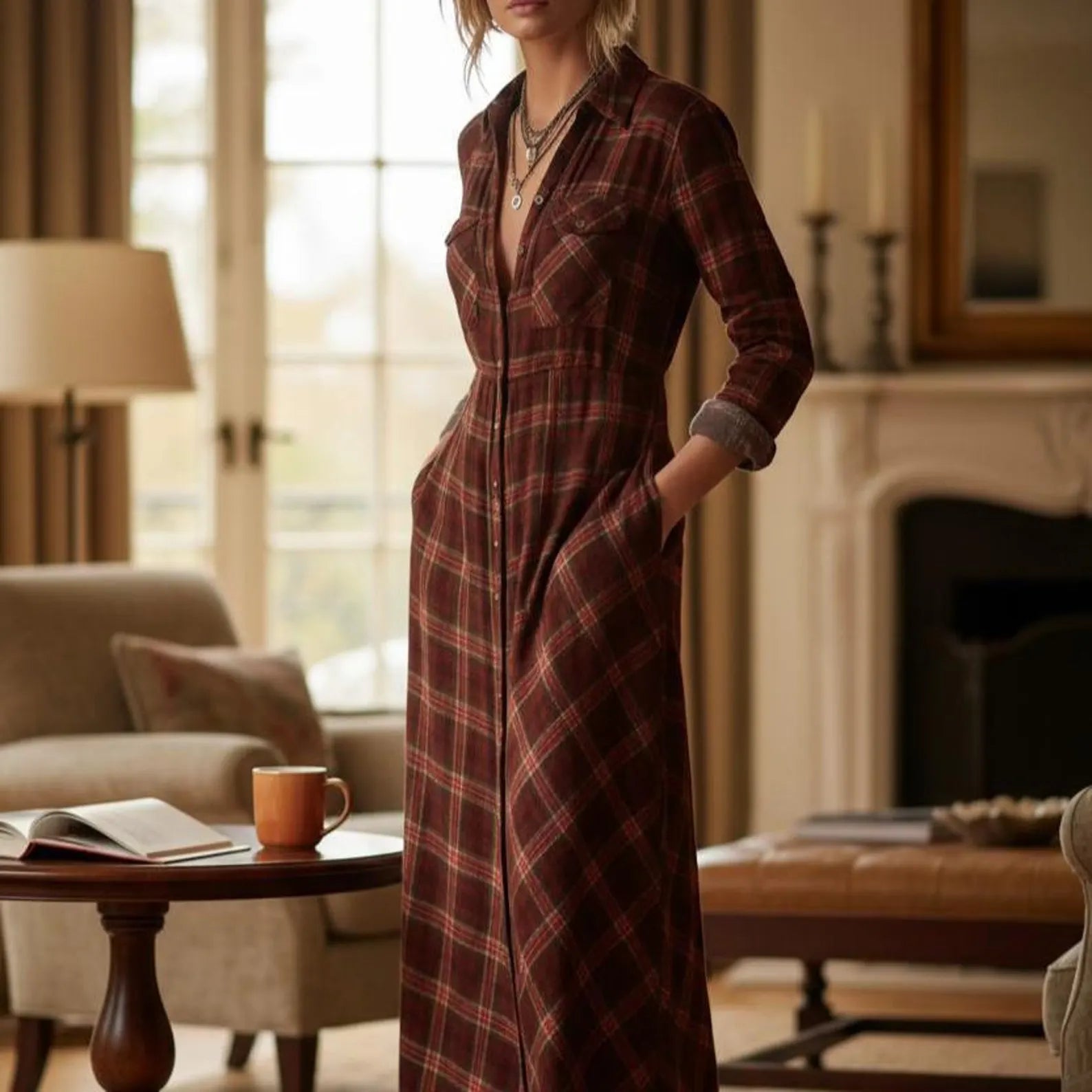 Belloni™  Maxi Chemise Intemporelle