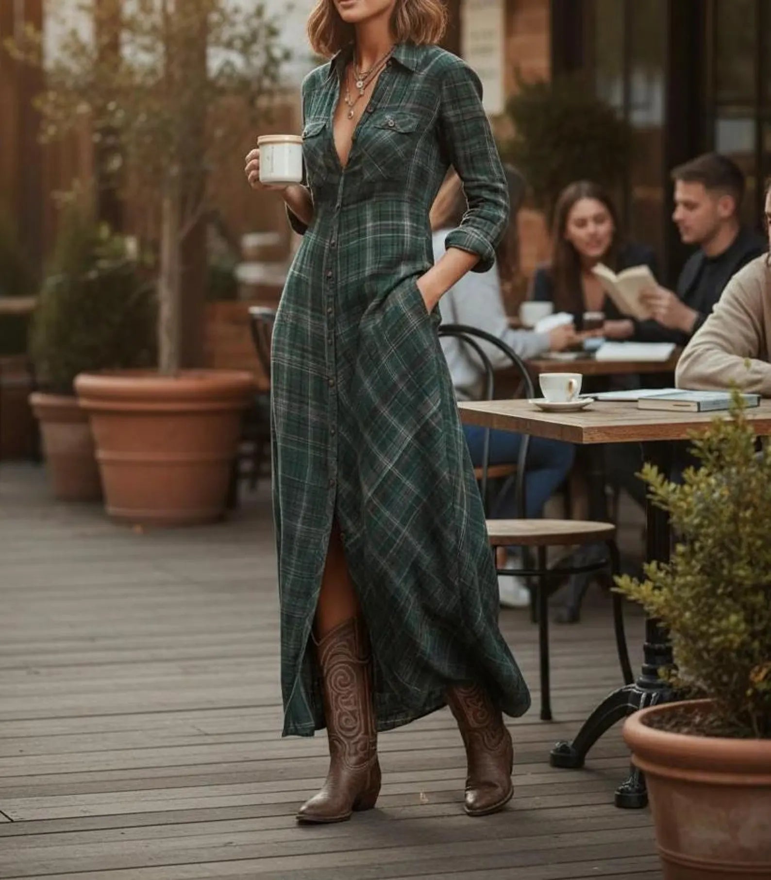 Belloni™  Maxi Chemise Intemporelle